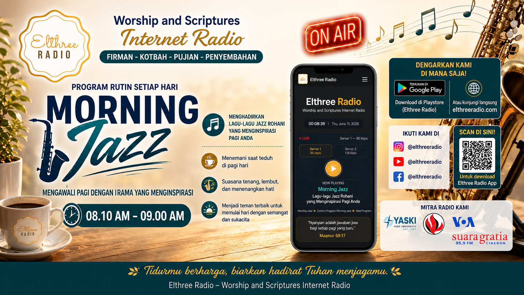 Elthree Radio - Poster Program Rohani 2
